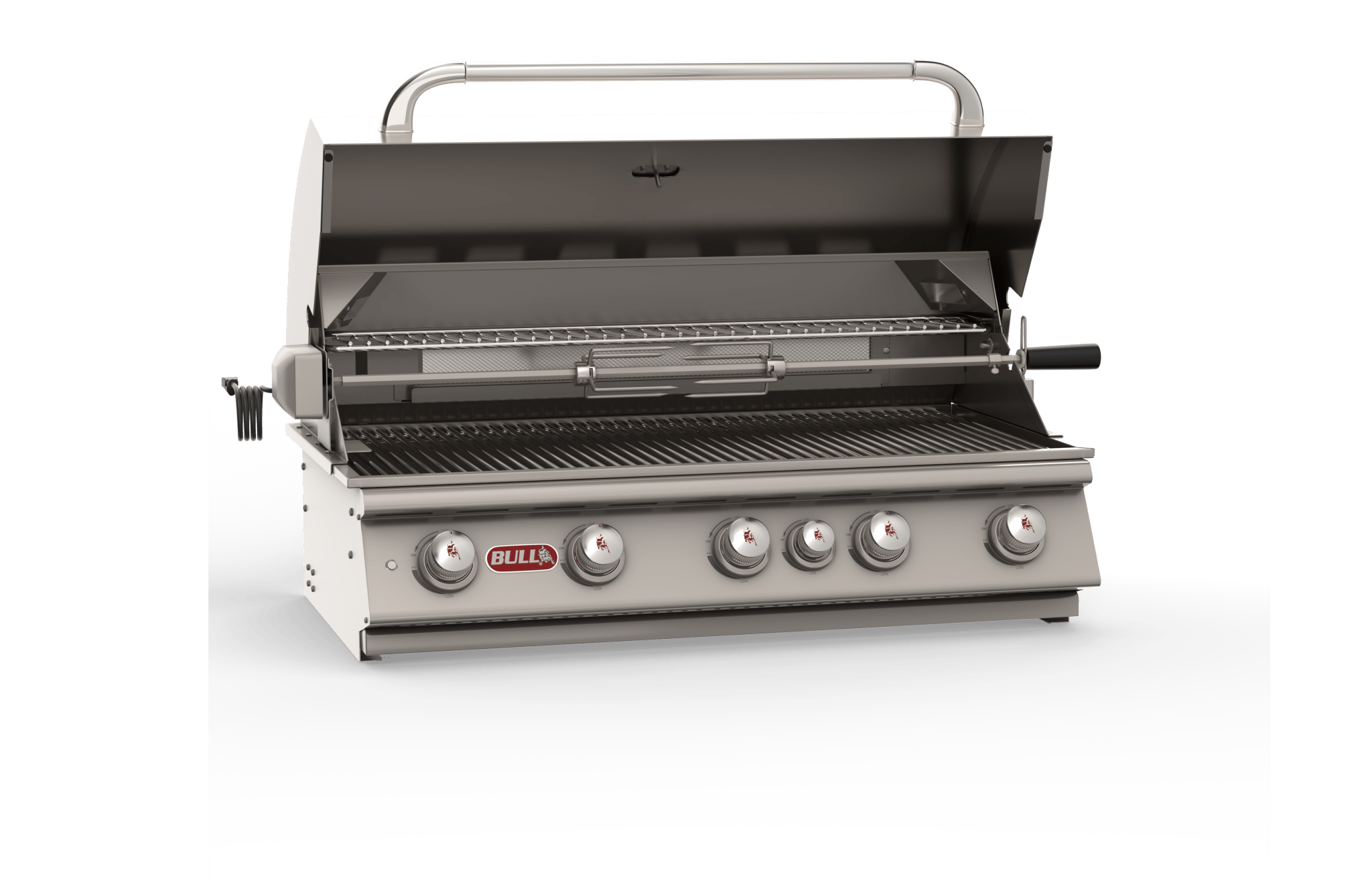 Bull Brahma 38 - Inch 5 - Burner Built - In Natural Gas Grill with Rotisserie - 57569 - My BBQs
