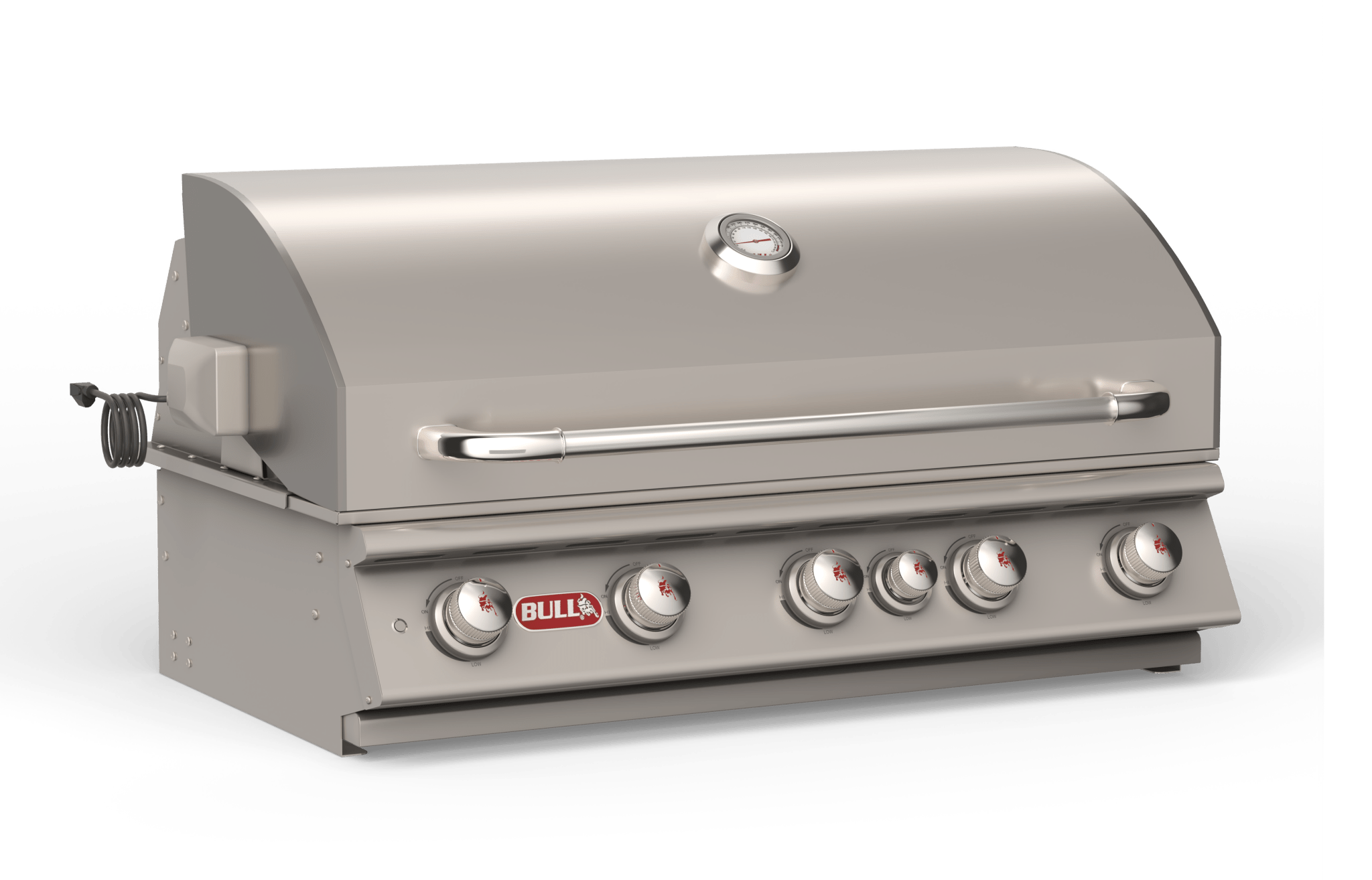 Bull Brahma 38 - Inch 5 - Burner Built - In Natural Gas Grill with Rotisserie - 57569 - My BBQs