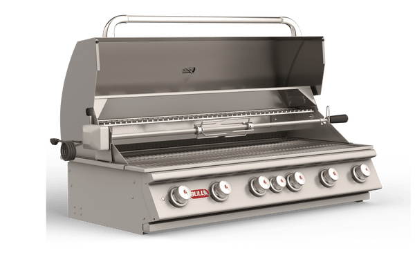 Bull Diablo 46" 6 - Burner Built - In Propane Gas Grill with Infrared Backburner with Rotisserie - 47628 - My BBQs